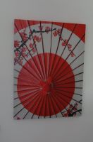 Wandbild Kirschblüten & japan. Schirm Keilrahmen Kunstdruck Deko Sachsen-Anhalt - Harzgerode Vorschau