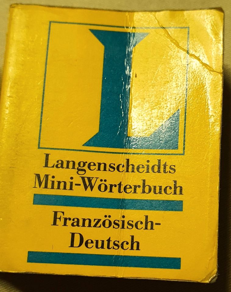 2 kleine Mini-Wörterbüchlein Französisch-Deutsch und umgekehrt in Wenden