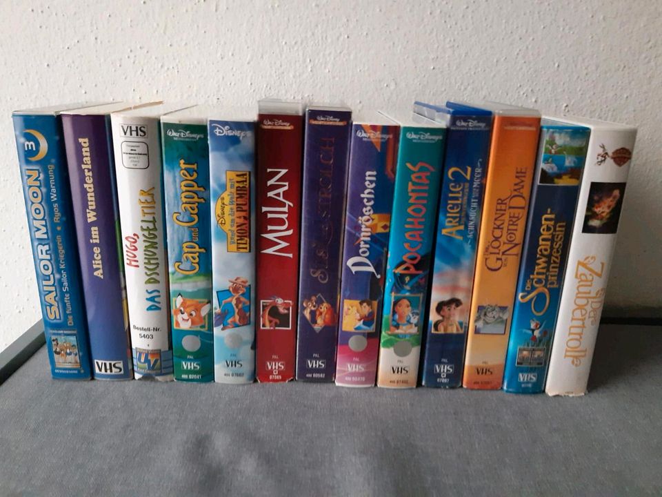 VHS Disney Videokassetten in Murg