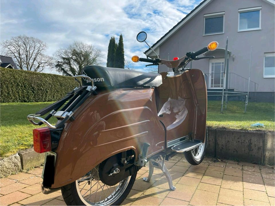 Simson Schwalbe BJ 1968 restauriert in Bad Segeberg