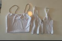 2er Set Top, Bustier „Bershka, FB Sisters“ weiß, Gr.XXS u. S Nordrhein-Westfalen - Kevelaer Vorschau