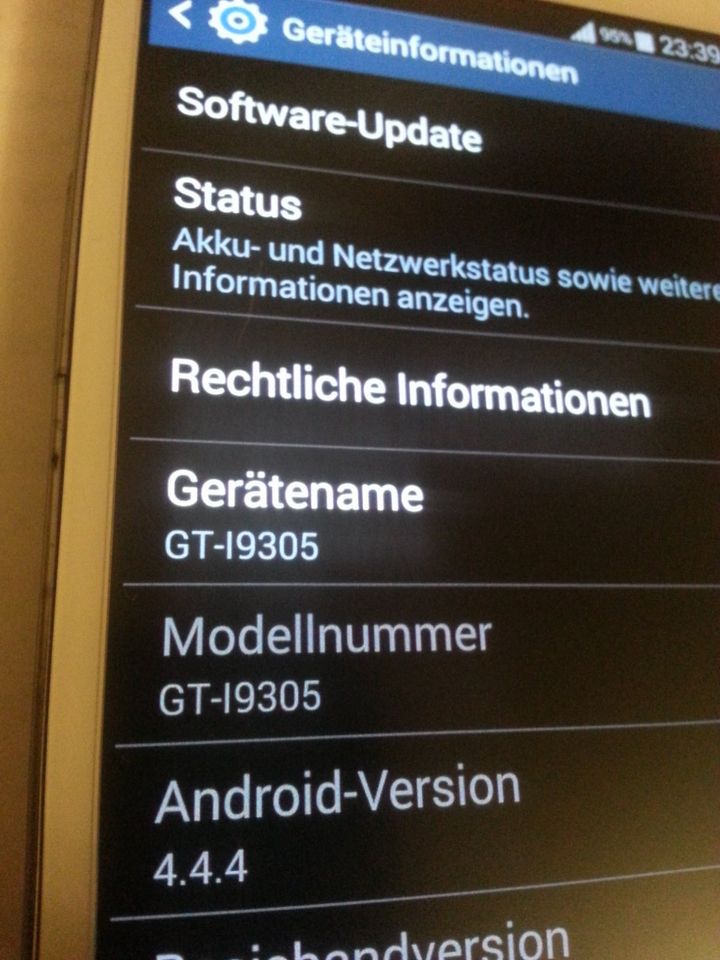 Samsung Galaxy S3 GT-i9305 S3 III 4G LTE Android 4.4.4 + ROOT in Dachau