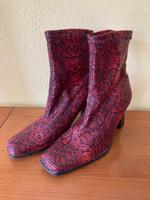 Stiefeletten, Schlangenmuster Optik, 37, Fasching Bayern - Großmehring Vorschau