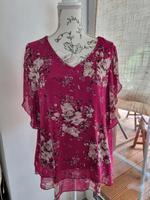Kurzärmlige Bluse mit Blumenmuster, Gr. L, Shein Rheinland-Pfalz - Auen Vorschau