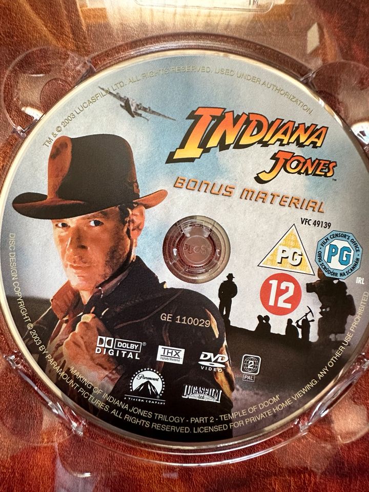 Indiana Jones komplette Movie Collection 3 Filme DVD Set in Saarbrücken