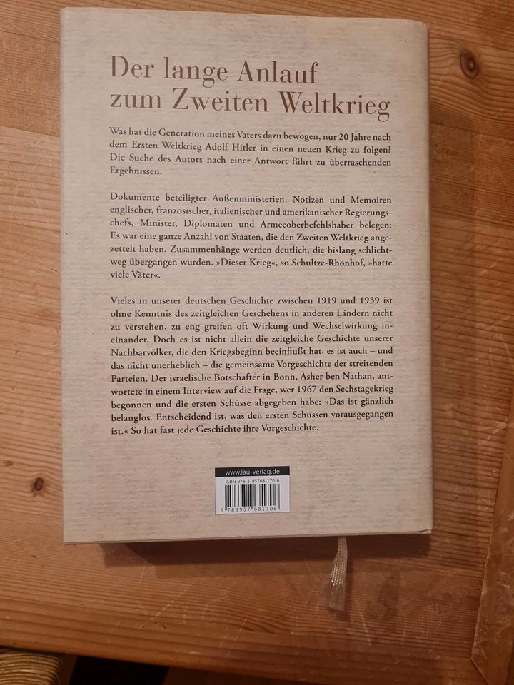 Gerd Schultze-Rhonhof 1939 Der Krieg der viele Väter hatte -Buch in Dresden