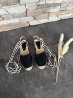 Espadrilles zum binden, schwarz Gr.38 Hessen - Babenhausen Vorschau