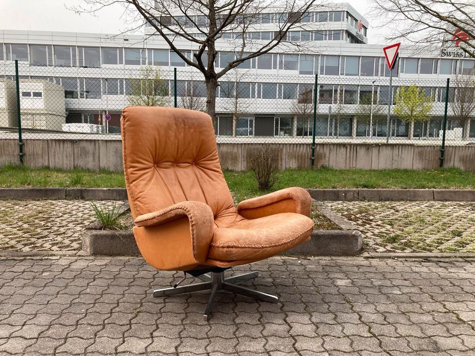 De Sede Ds 51 Vintage Lounge Chair Ledersessel Cognac in München