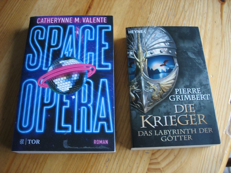 Fantasy Buchpaket 2 Bücher Die Krieger + Space Opera in Nordenham