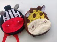 2x Kinderrucksack, Giraffe und Zebra für Kleinkinder Bayern - Kleinostheim Vorschau