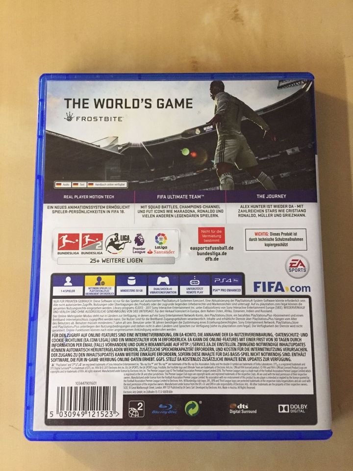 PS4 Spiel FIFA 18 - Standard Edition - [PlayStation 4] in Bremen