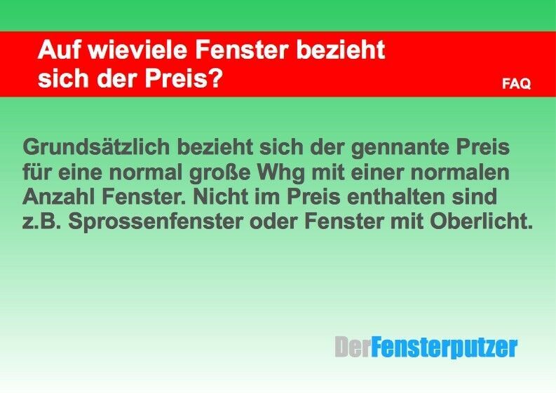 Fensterreinigung / Fensterputzer / Wohnung zum Festpreis in Lübeck