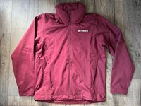 Adidas Terrex RAIN.RDY Jacke bordeaux Gr.M Bayern - Ebermannstadt Vorschau