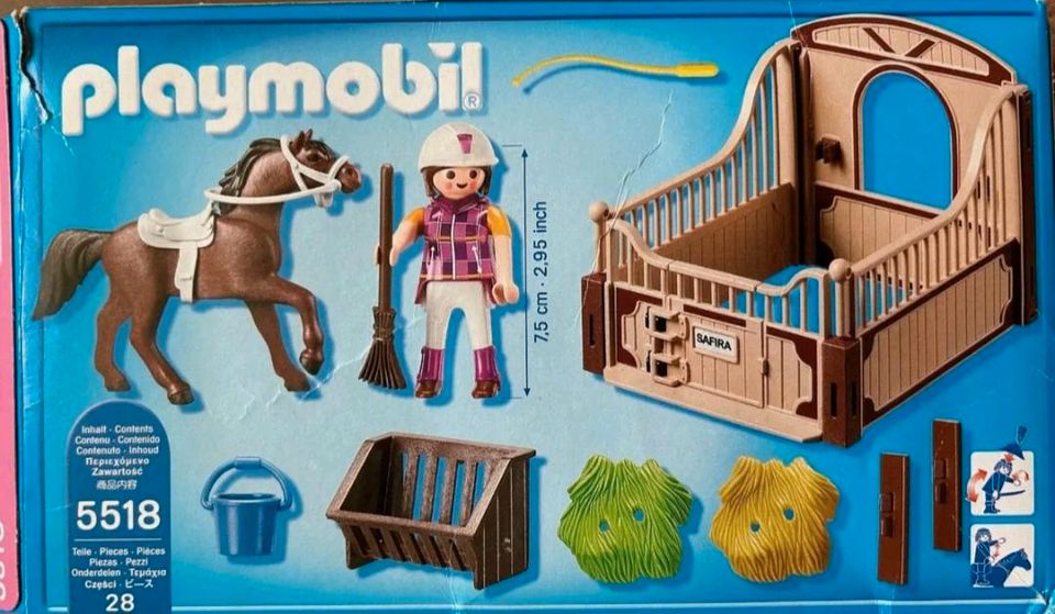 Playmobil Country 5518 Shagya Araber mit Pferde Box in Lägerdorf