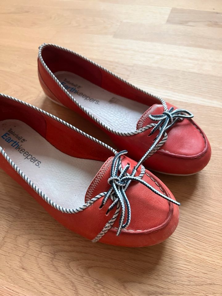 Timberland Earthkeepers Ballerinas Schuhe rot Leder 38,5 8W in Bayern -  Regensburg | eBay Kleinanzeigen ist jetzt Kleinanzeigen