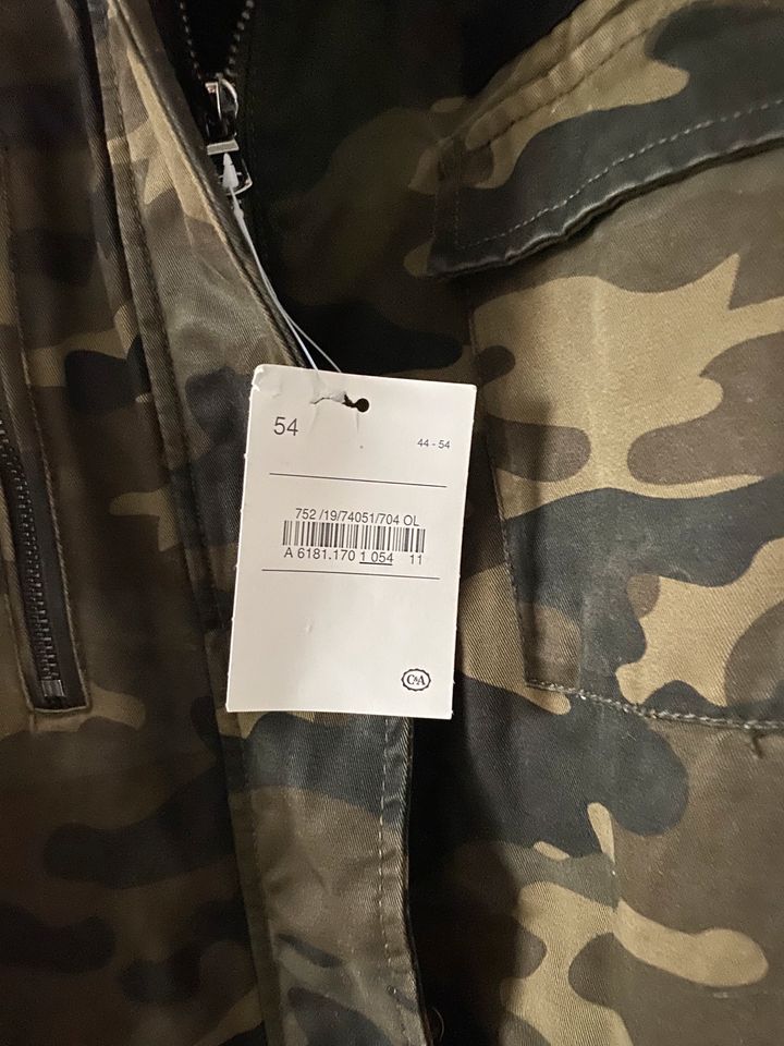 Camouflage Jacke Gr.54 NEU! von C&A- NP 90€ in Giesen