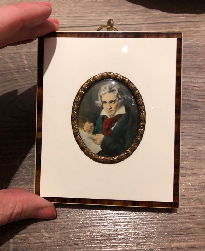 Miniaturbilder von Lupenmalerei Sissi Beethoven Schiller in Wegberg