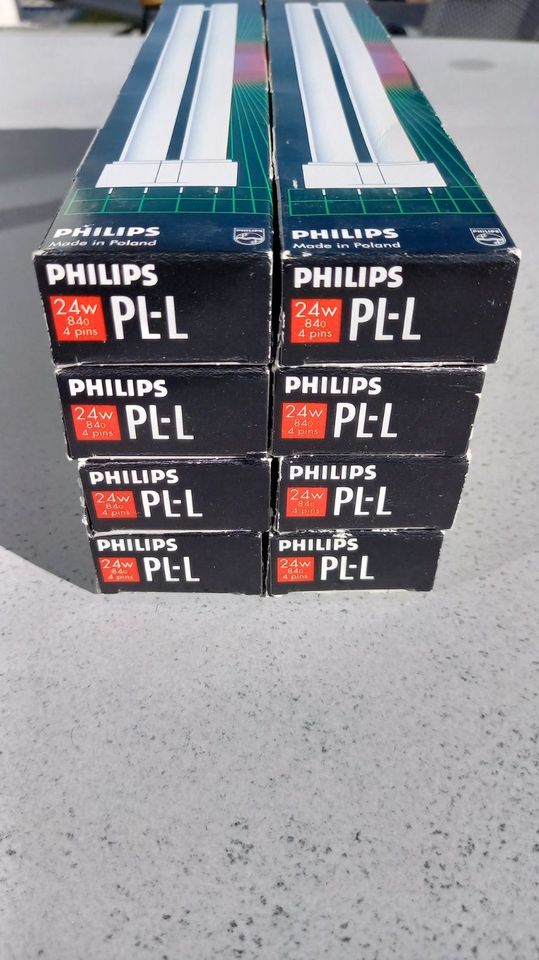 8 Stück Philips MASTER PL-L 24W - 840 Kaltweiß | 4 Pin (Set 2) in Parthenstein (bei Grimma)