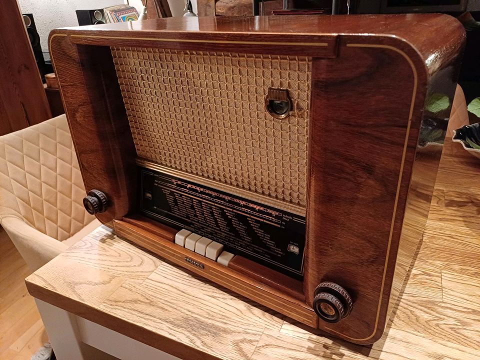 Schaub Röhrenradio "Weltsuper", 1952, Top Originalzustand in Schlüchtern