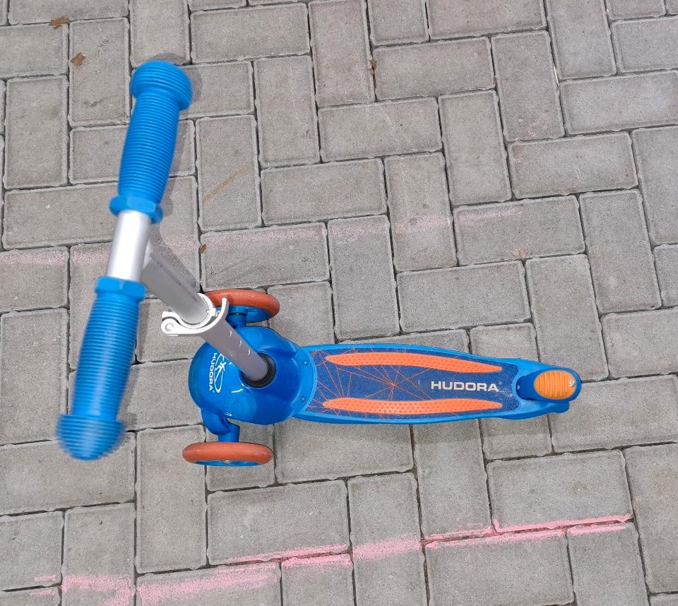 HUDORA Scooter Roller Kinder Flitzkids 2.0 blau in Zscherndorf