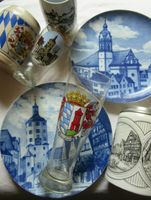 Günzburg Andenken Krug Glas verschiedene alte Bayern - Ichenhausen Vorschau