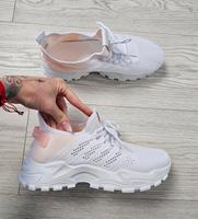 Damen schuhe sneaker weiß Aprikose Niedersachsen - Twistringen Vorschau