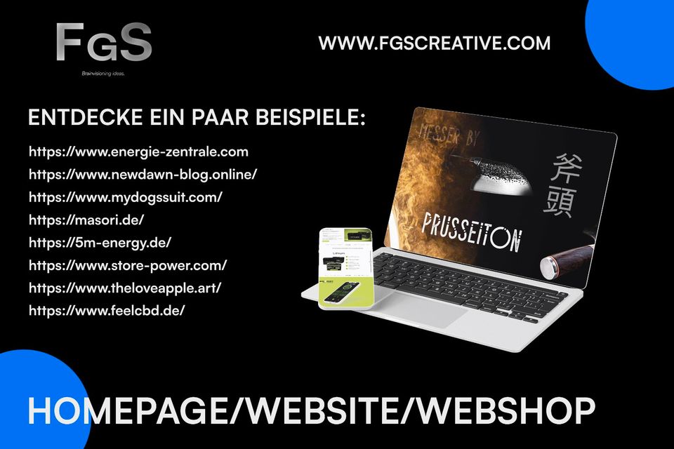 Webdesign: Shopdesign - E-Com Store-  Shopify Webflow Wix - Homepage B2B/B2C Webseite - Unternehmensseite - Web Entwicklung/Development in Kleve