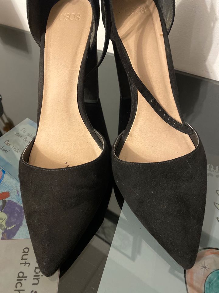 ASOS high heels blockabsatz 40 schwarz neuwertig in Moers