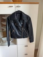 Lederjacke/ Kunstleder schwarz, ungetragen! Baden-Württemberg - Pfullingen Vorschau