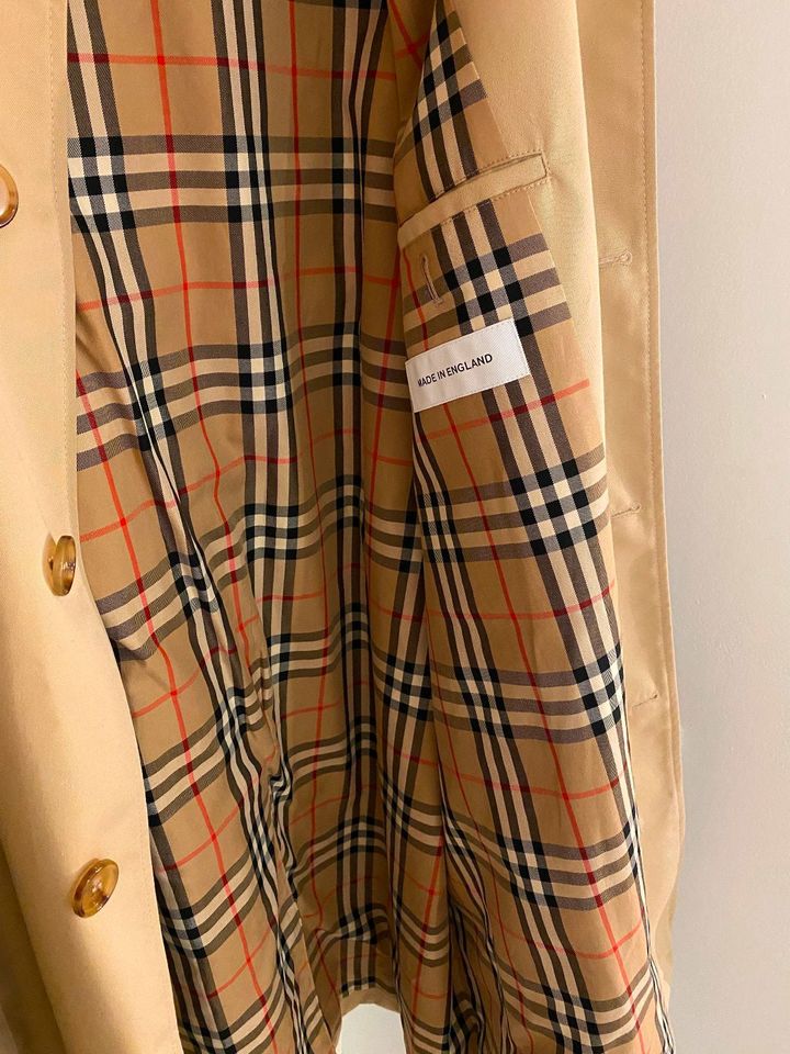 (NEU) original Burberry Highbridge Coat, Gr 54, honey in Herne