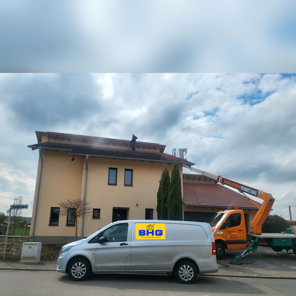 Dachreinigung Beschichtung Sanierung Balkon Terrasse Garage Hof in Pfaffen-Schwabenheim