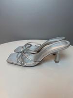 Zara Sandalen silber Absatz Gr. 39 Neu mit Etikett Bayern - Haibach Unterfr. Vorschau