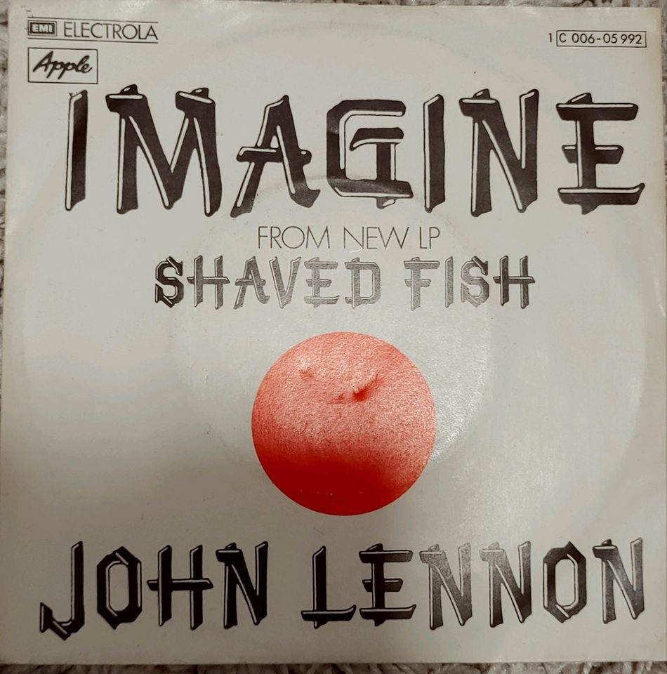 Vinyl 7 "Single von:  John Lennon - Imagine in Düsseldorf