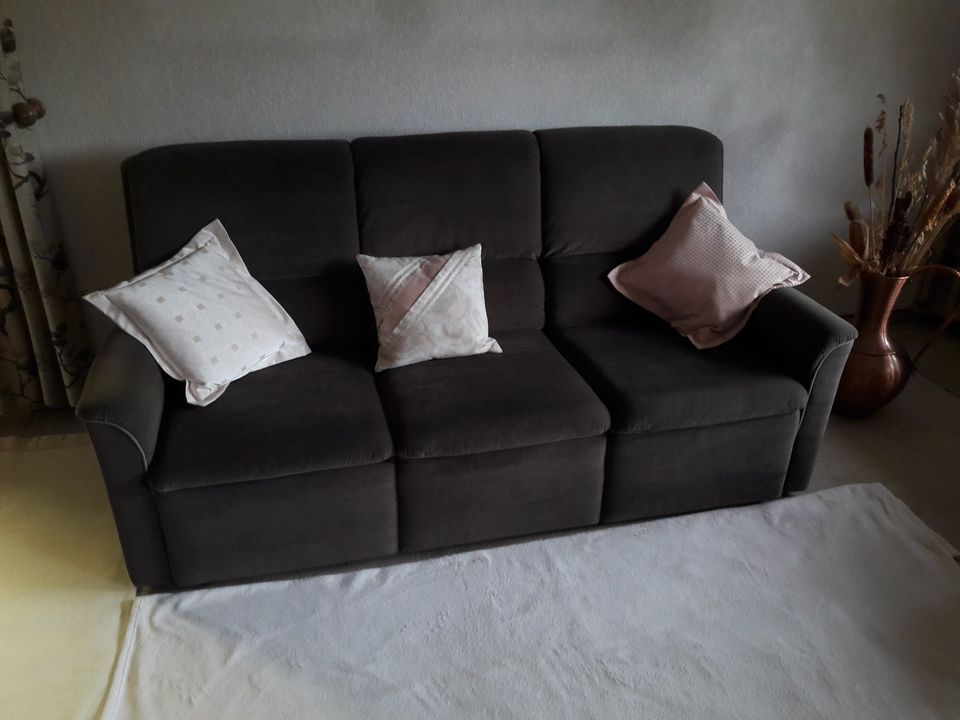 Sofa Couch 3-Sitzer Hochlehner Polstergarnitur Franz Fertig in Bremen