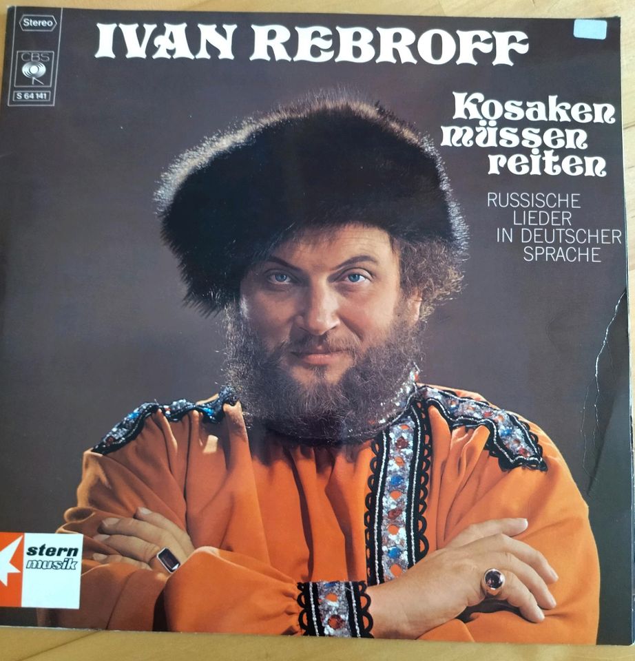 LP Ivan Rebroff Volksweise Russland Schiwago Balalaika Wolgalied in Schlüchtern