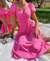 Pinkes Kleid mit Cutouts Sommerkleid Hessen - Wiesbaden Vorschau