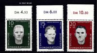 DDR1960, 1962, 1967, 1968, 1970-Postfrisch-Randmarken - siehe Tex Thüringen - Sömmerda Vorschau