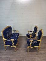 H788 Couchgarnitur Barock Dunkelblau-Gold -20% Rabatt Niedersachsen - Nordhorn Vorschau