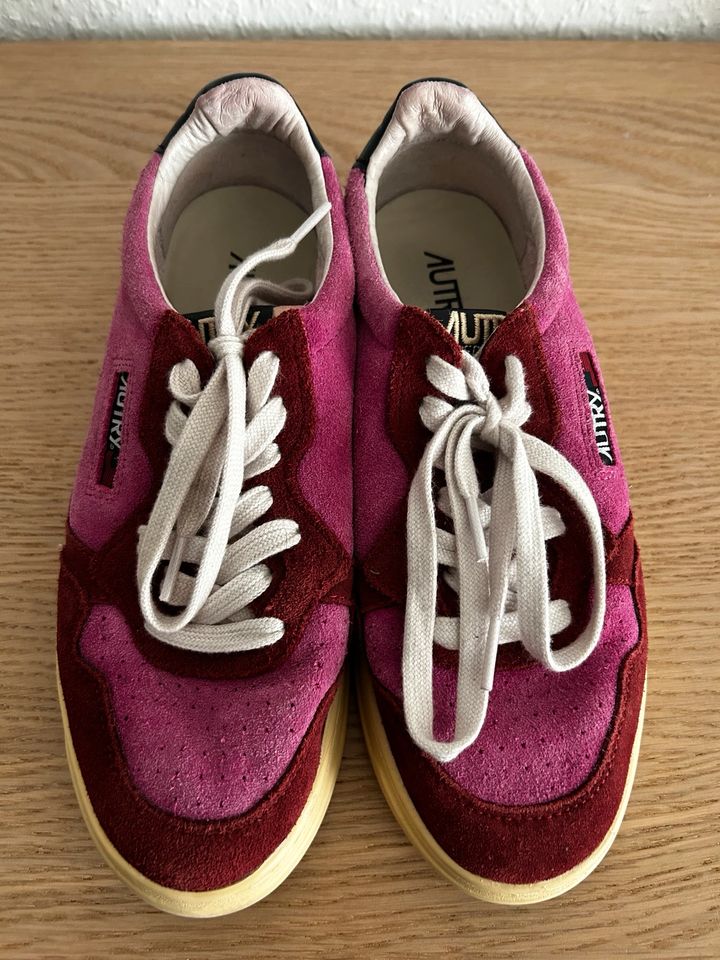 Autry Damen Sneaker pink & rot Wildleder Größe 39 in Dortmund