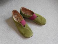 Think - schöne Schuhe, Pistazie, Velourled. Gr.  37,5  sg-getrage Niedersachsen - Celle Vorschau