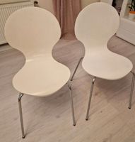 2x Vintage Weiße Stühle Osnabrück - Hasbergen Vorschau