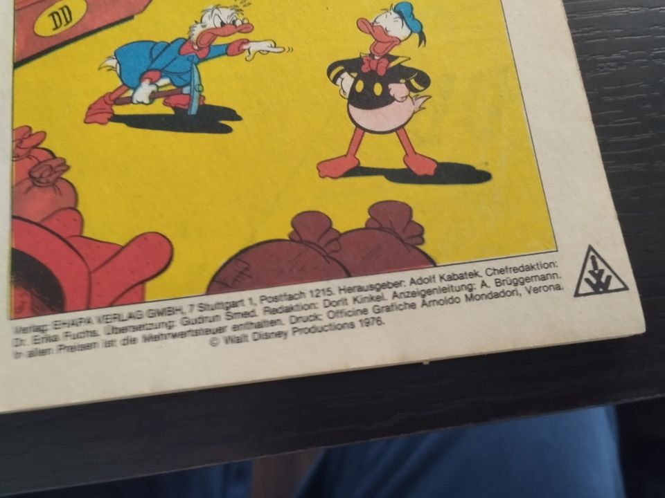 Donald Duck Nr. 20 2. Auflage  1976 in Schwarzenbek