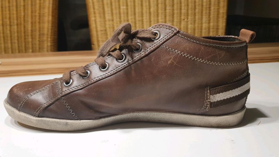 Tamaris Damen Halbschuhe, Leder, braun in Nehmten