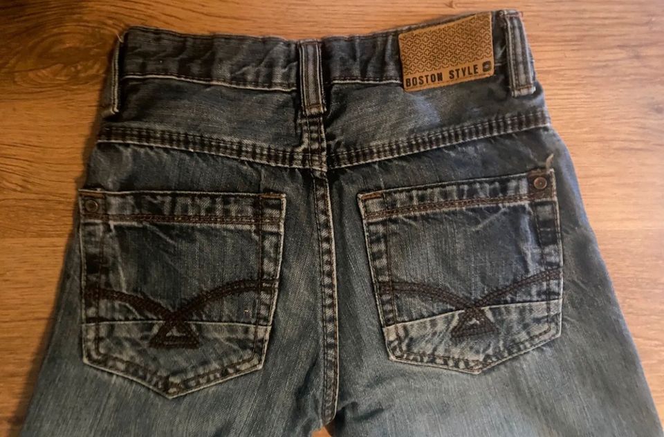 Jeans Hosen Straight Leg Jungen  Gr.140, gerade Bein Boston Style in Gunzenhausen