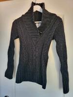 H&M Strickpullover XS 34 grau Zopfmuster Zara Wolle Thüringen - Hermsdorf Vorschau