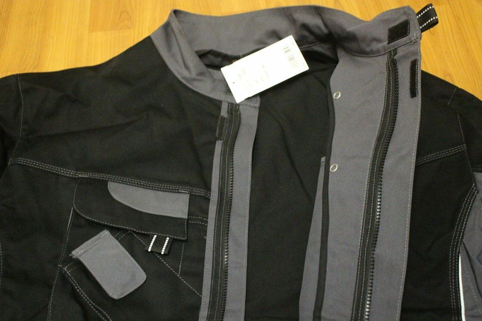 Neue Arbeitskleidung Arbeitsjacke Jacke Pionier Schwarz L - 3XL in Mörfelden-Walldorf