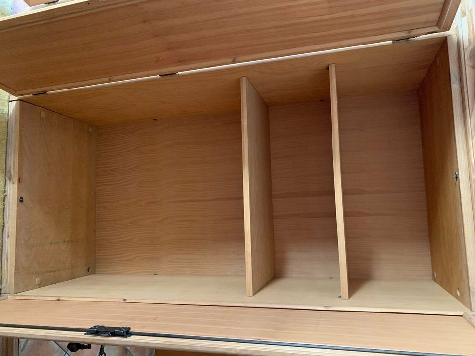 Pinie Schrank, Schlafzimmer, Schrank mit Spiegeltüren in Uder