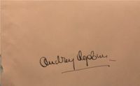 Audrey Hepburn (+1993) - Original Autogramm - Oscar-Preisträgerin Nordrhein-Westfalen - Krefeld Vorschau