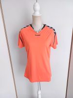 HUMMEL orange Sport Shirt Aufwärmen Handball 38 Sachsen-Anhalt - Lutherstadt Wittenberg Vorschau