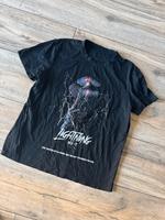 Cooles T-Shirt Blitz Schrift Buchstaben Grafik in schwarz / weiß Bayern - Frensdorf Vorschau
